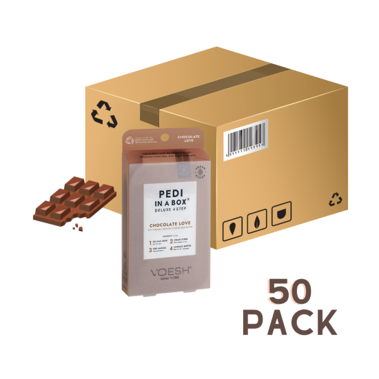 VOESH Deluxe Pedicure 4 bước - Chocolate Love - Hộp 50 cái