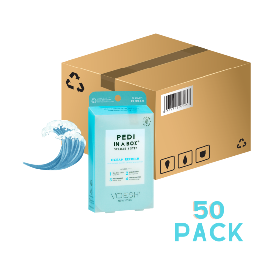 VOESH Deluxe Pedicure 4 bước - Ocean Refresh - Hộp 50 cái