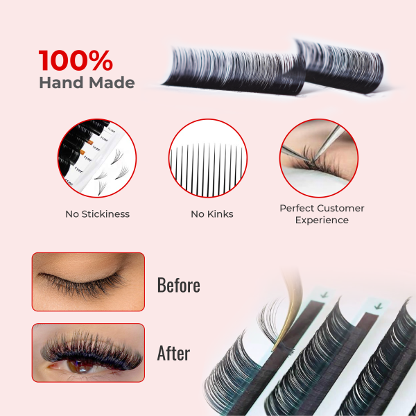 Flat Lash (Ellipse) - C - Mixed
