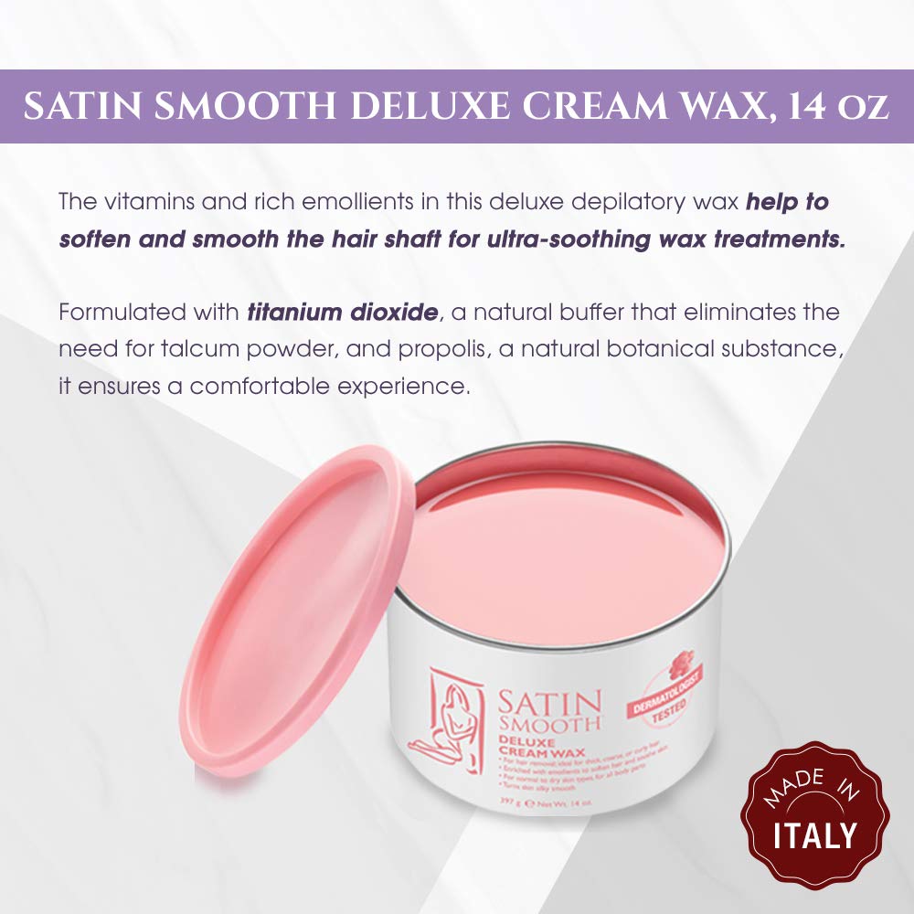 Satin Smooth Deluxe Cream Wax - 14.0 oz