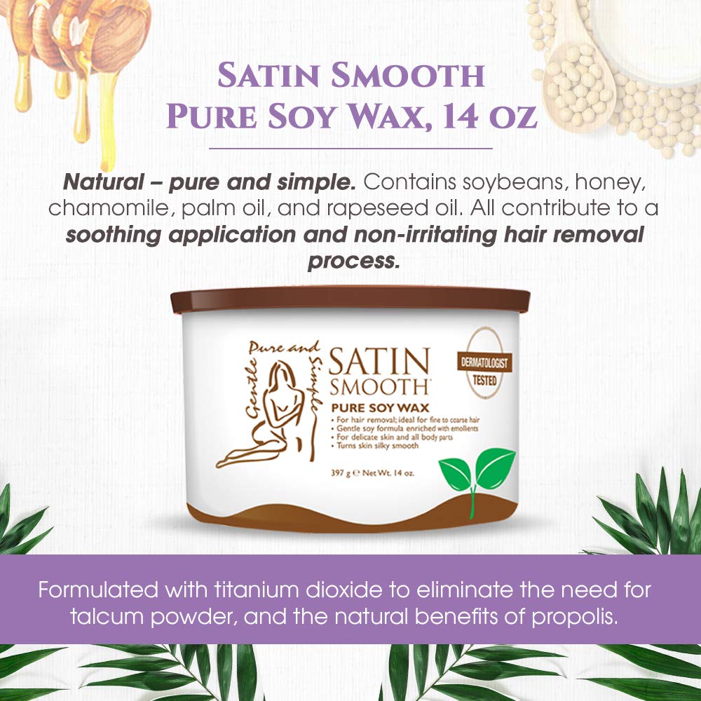 Satin Smooth Soy Wax - 14.0 oz