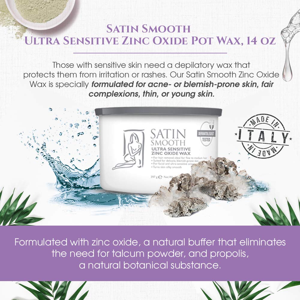 Satin Smooth Zinc Oxide Wax - 14.0 oz