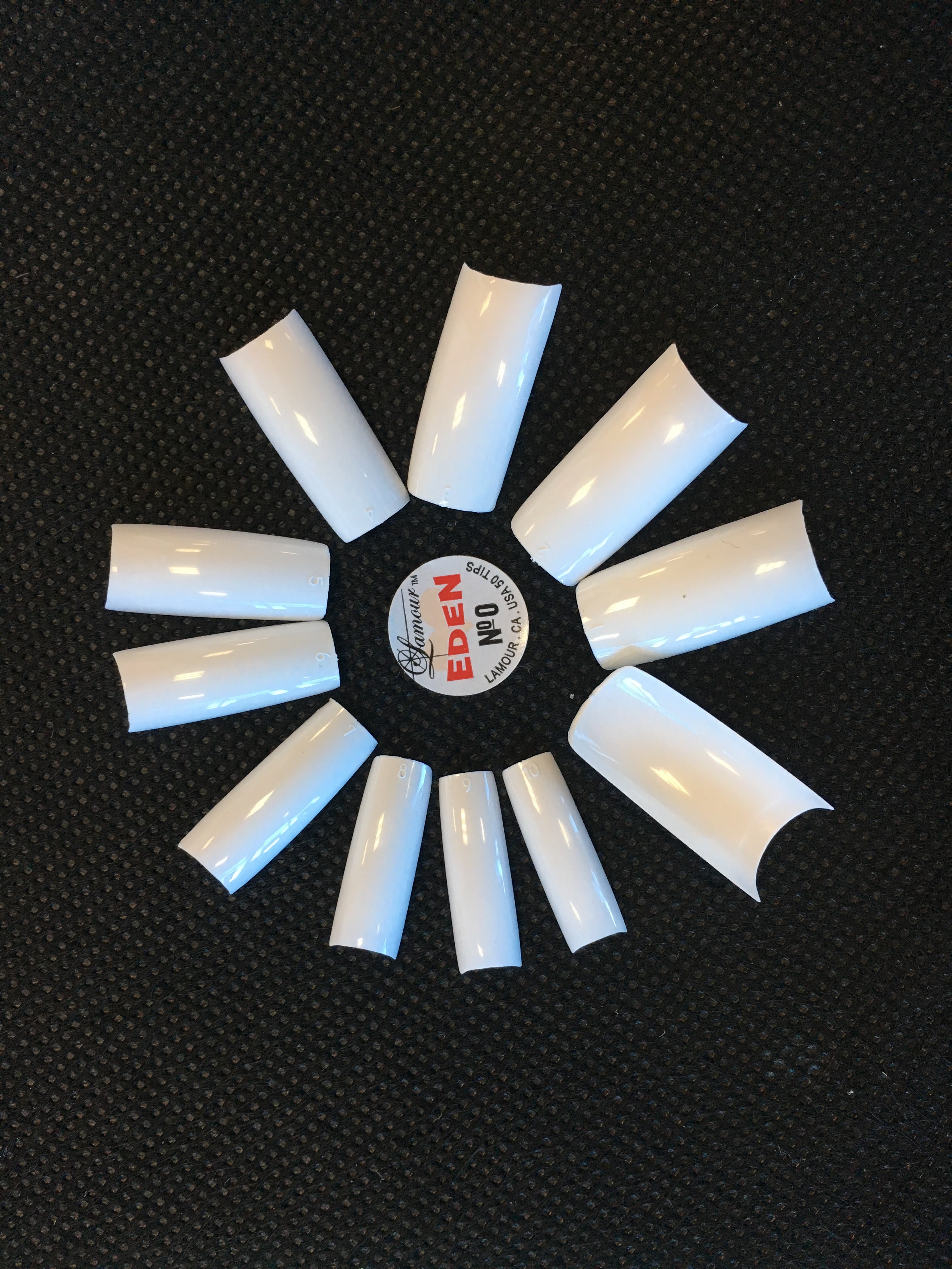 Lamour Eden White Tips # 0 - Bag/50