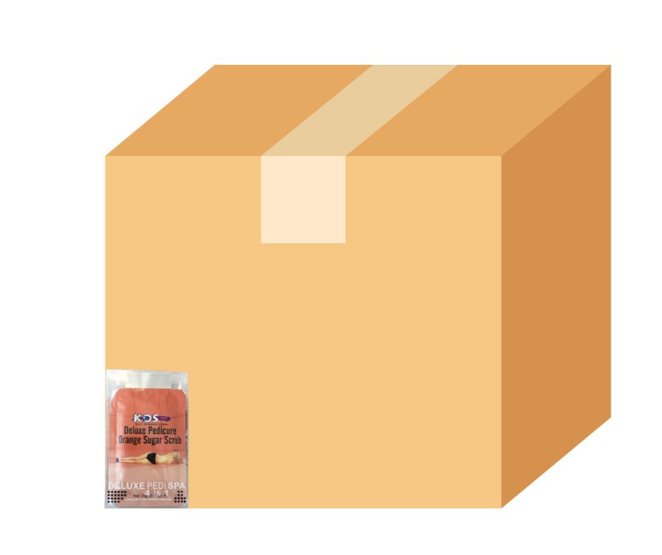 KDS Deluxe Pedicure 4 Step - Orange - Case of 88