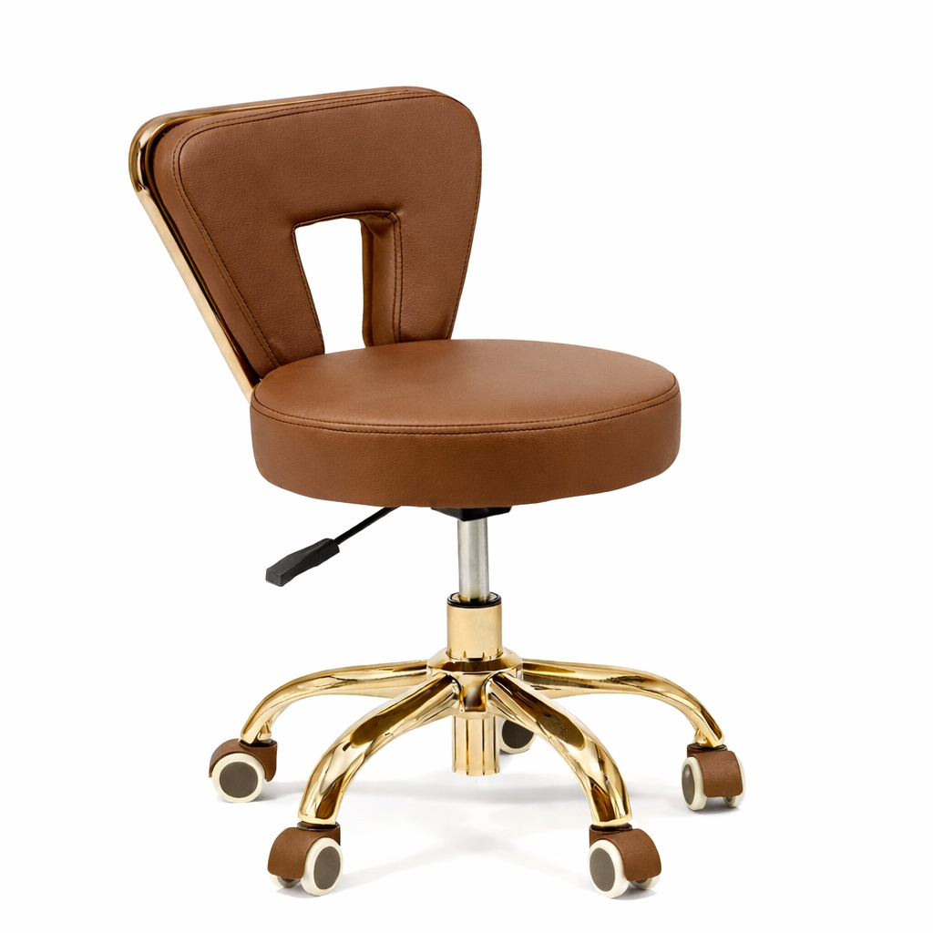 C039 Lerner Technician Stool - Brown