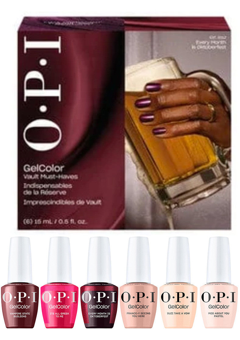 OPI GelColor Intelli-Gel Fall 2026 Collection - Kit #1 (Free top or base gel 0.5 oz)