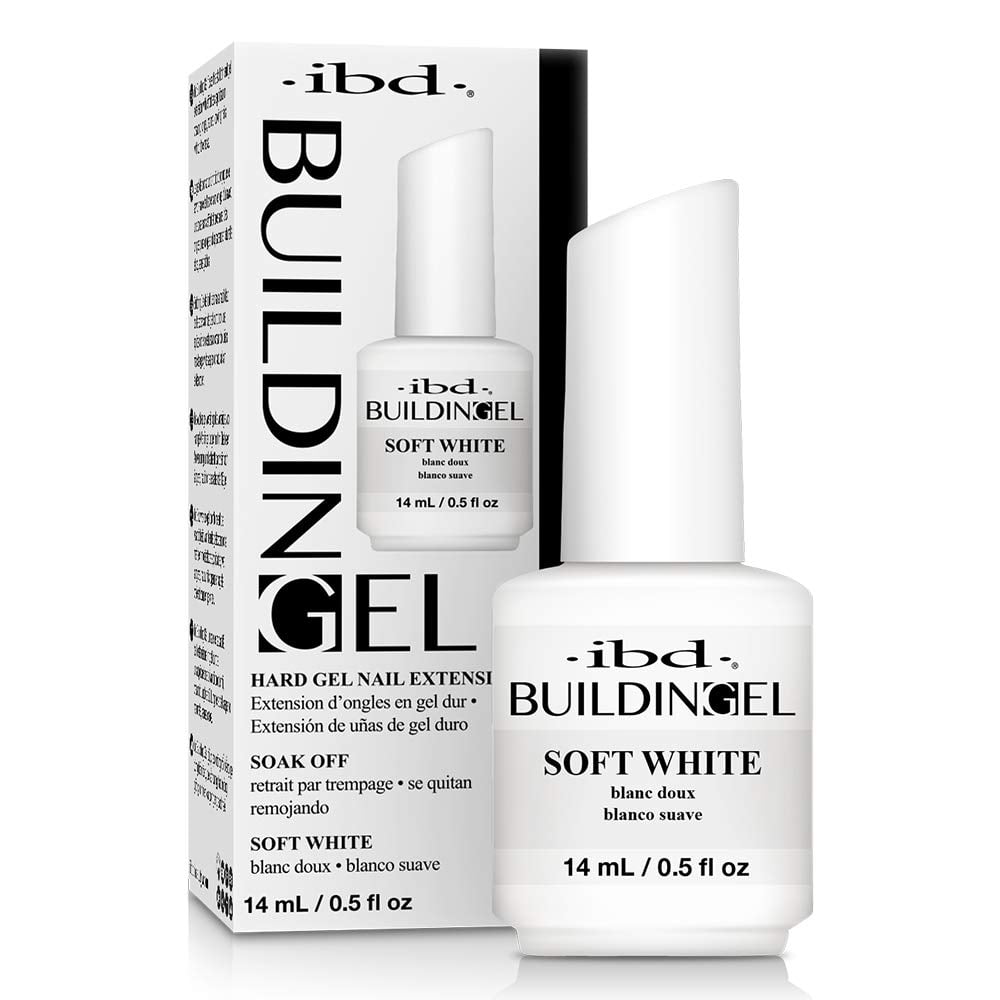 IBD Building Gel Soft White (Bottle) 0.5 oz