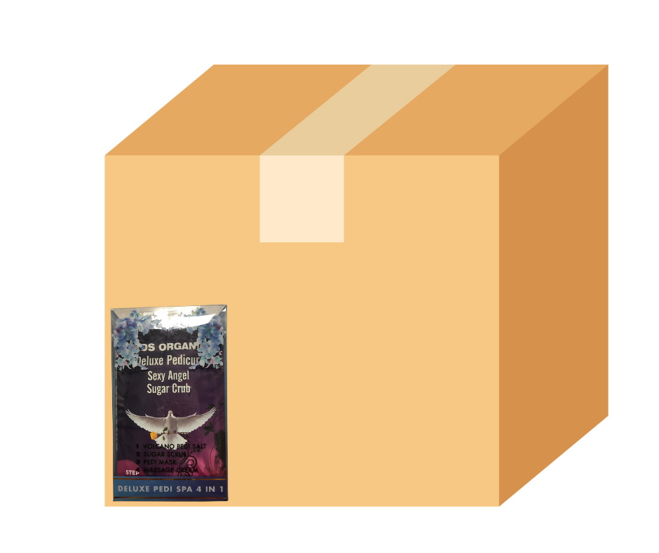 KDS Deluxe Pedicure 4 Step - Sexy Angle - Case of 88