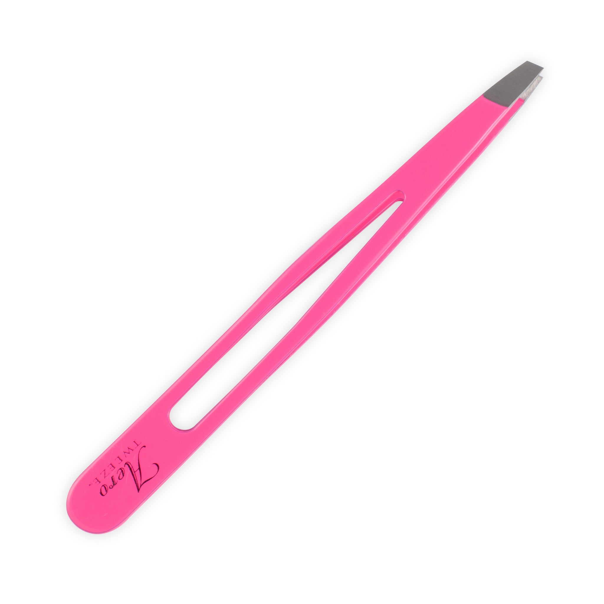 Ultra Slant Tip Tweezers - Neon Pink (D)