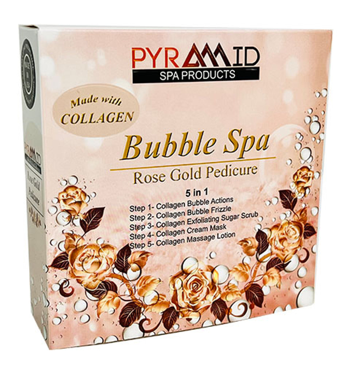 Spa bong bóng PYRAMID - Vàng hồng
