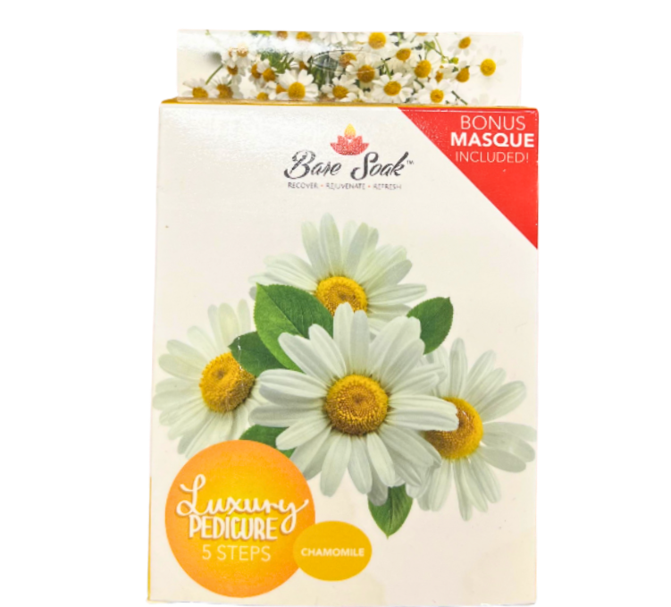 NuRevolution Deluxe 5 Steps Pedicure - Chamomile - Case of 50