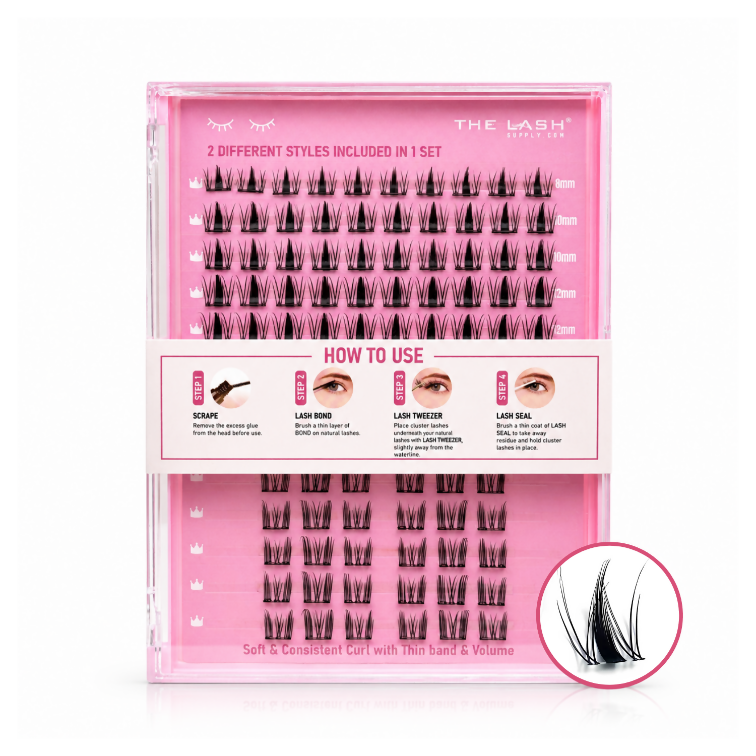DIY Cluster Lashes - Manga Anime - Mixed Length