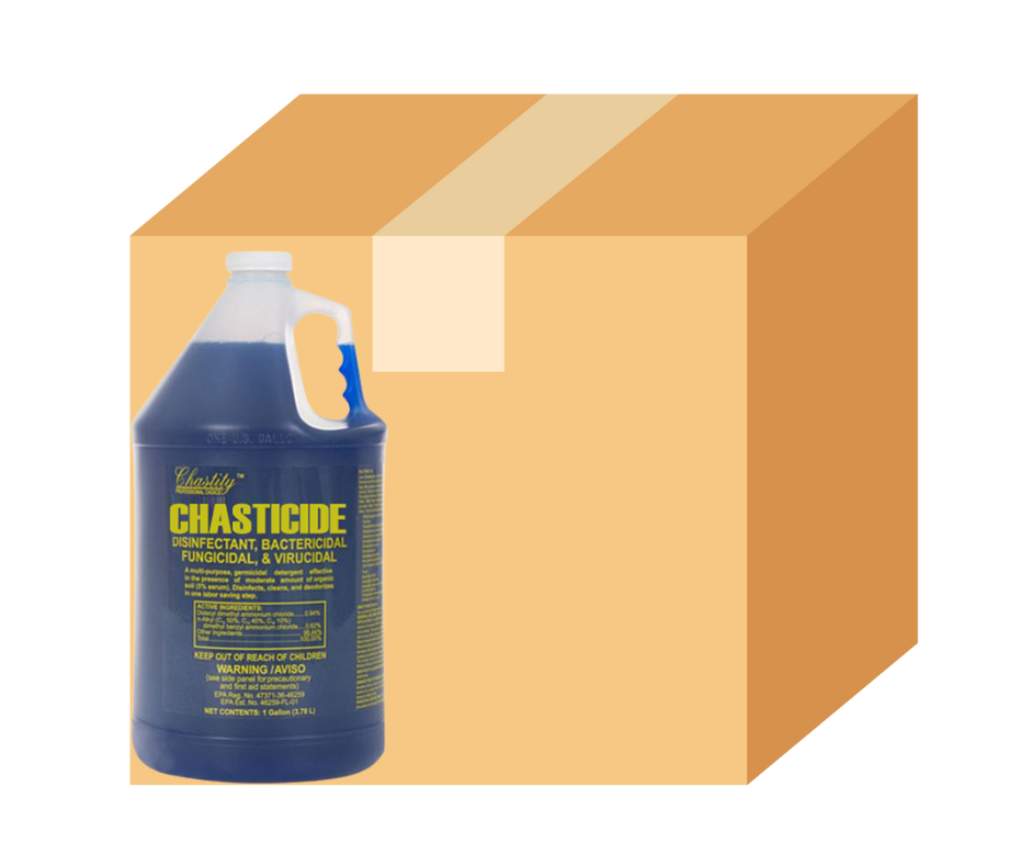 Chasticide DISINFECTANT, BACTERICIDAL FUNGICIDAL & VIRUCIDAL - Case of 4