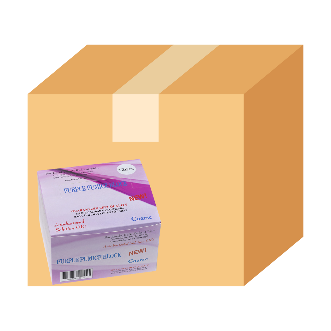 HappyFeet Pumice Pad Purple - Case of 48