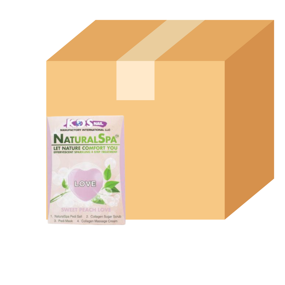 KDS Deluxe Pedicure 4 Step - Peach - Case of 88
