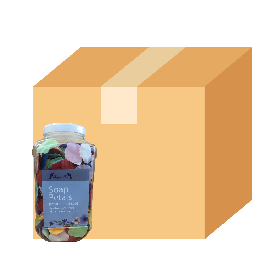 Happy Feet Soap Petals - Mix Color - Case of 4