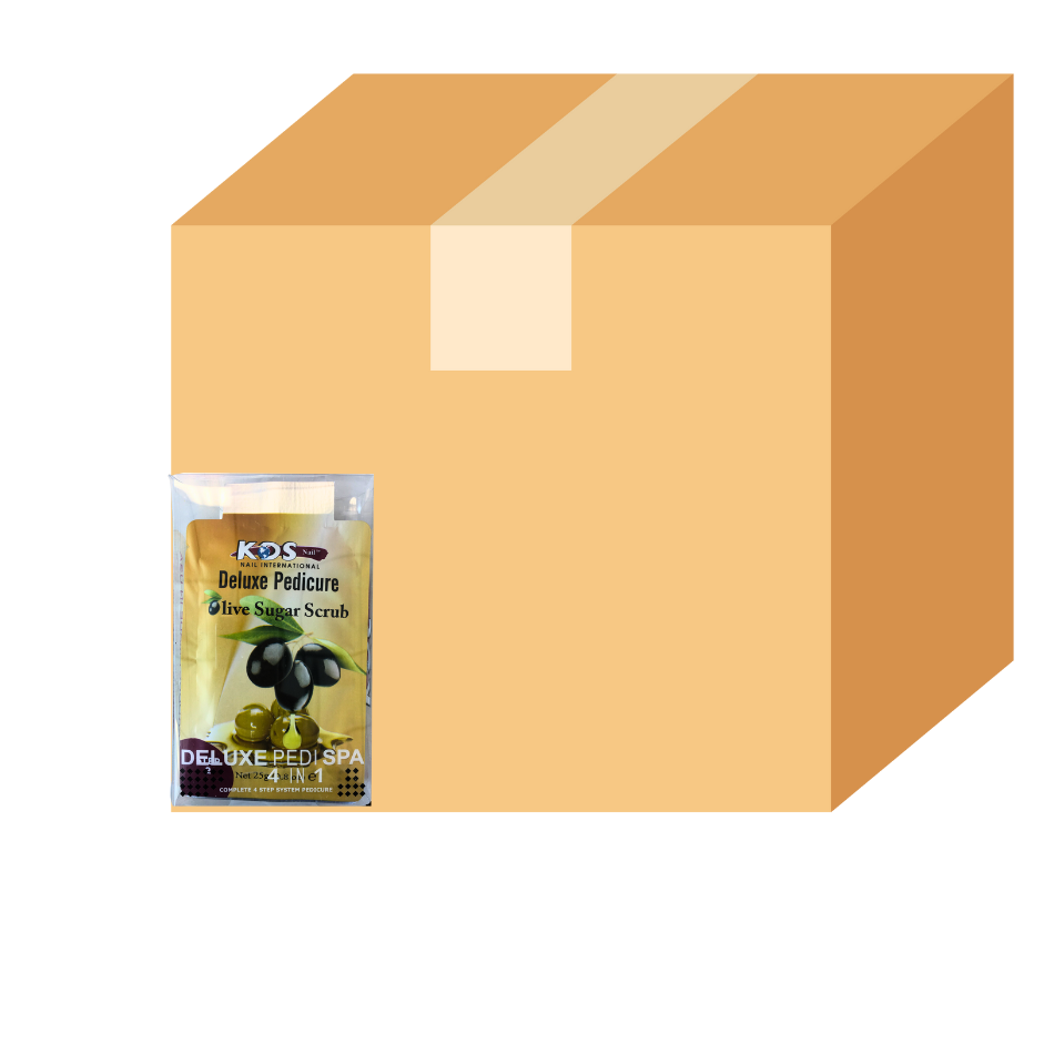 KDS Deluxe Pedicure 4 Step - Olive - Case of 88
