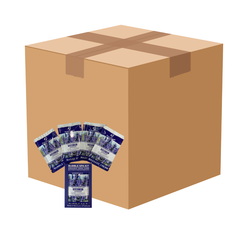 GreenBeauty Spa Bubble 4 In 1 - Lavender - Case of 50 Kits