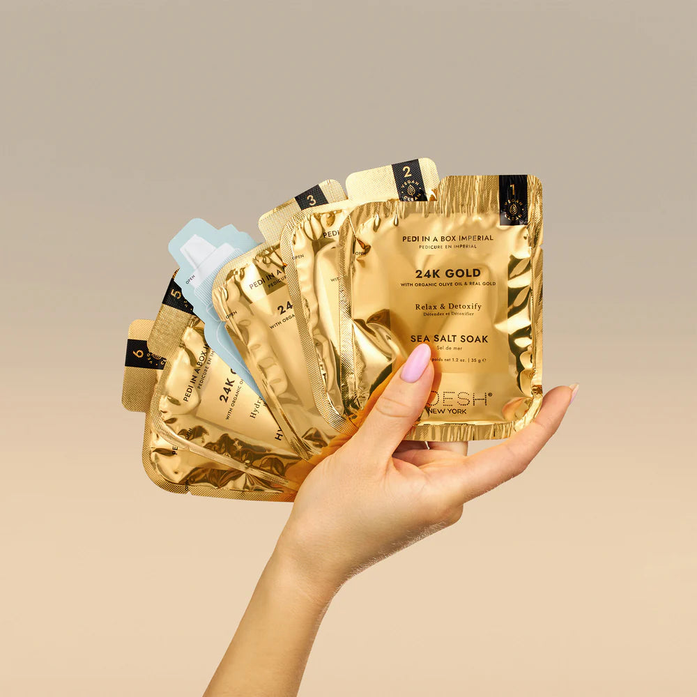 Voesh Pedi in a box - Imperial 24k Gold - Kit
