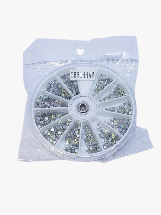 6 Size Rhinestone - AB Color (wheel)