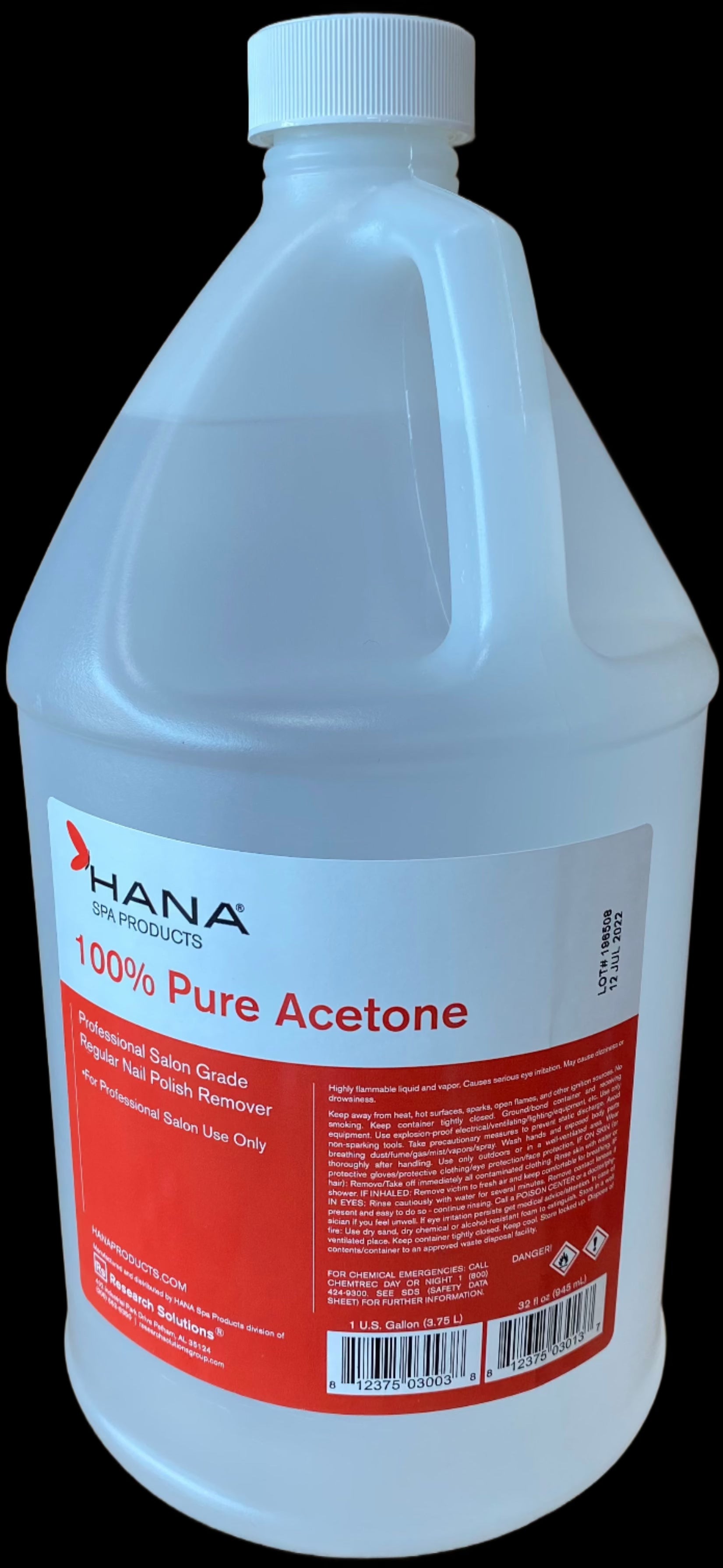 HANA Acetone 100% - Case of 4 (LMT 10 Case)