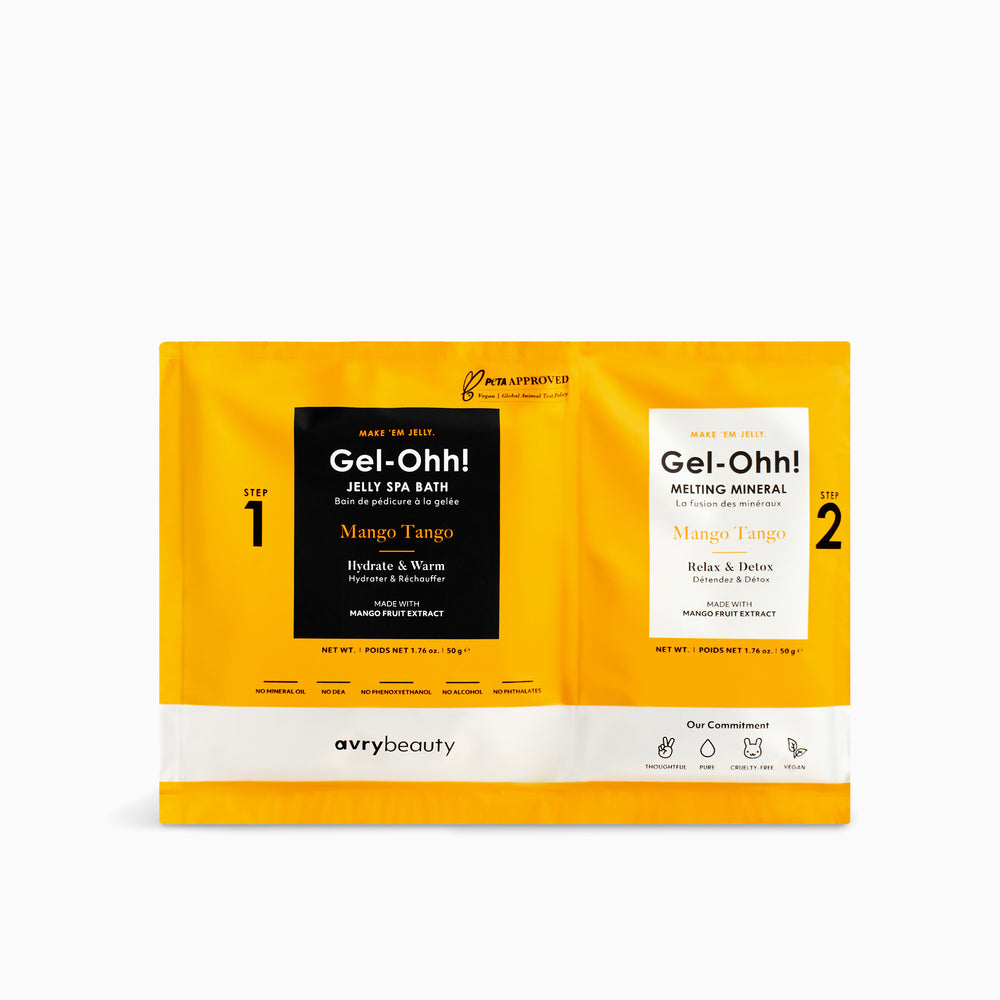 Avry Beauty Gel-Ohh Jelly Spa Bath - Mango Tango - kit