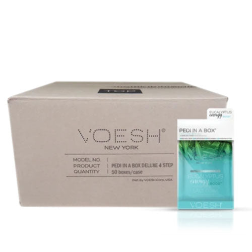 VOESH Deluxe Pedicure 4 bước - Eucalyptus Energy Boost - Hộp 50 cái