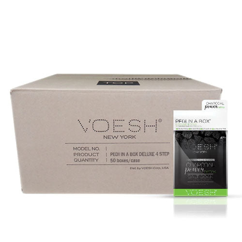 VOESH Deluxe Pedicure 4 bước - Than - Hộp 50 cái