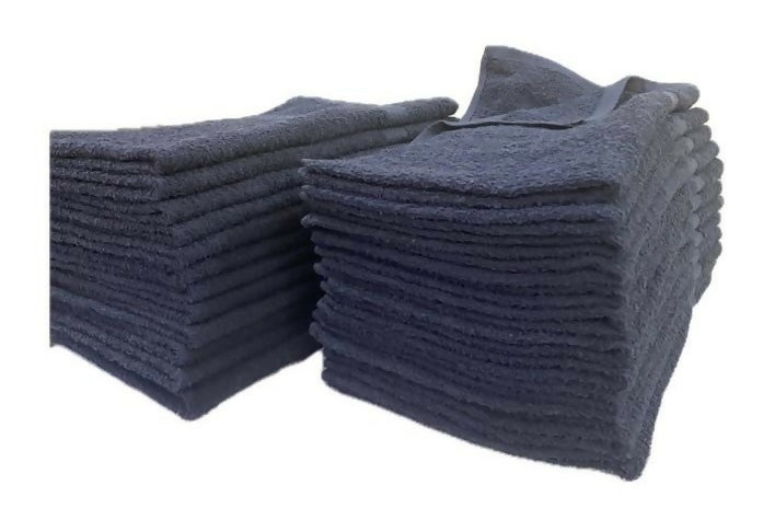 Nail Salon Towels - Dark Grey / 16x29 / 100% Cotton, 3LBS per dozen