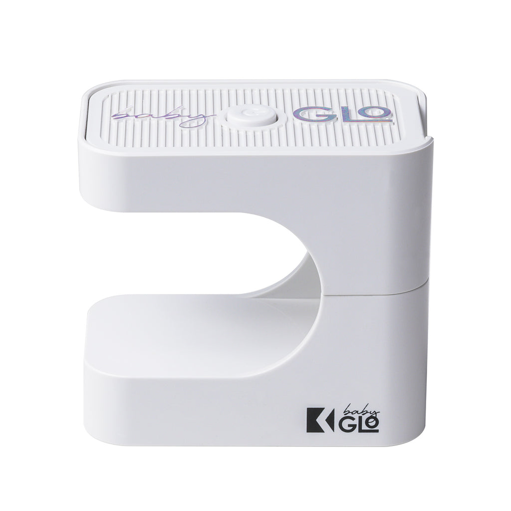 White KUPA Baby Glo cordless UV LED mini nail lamp