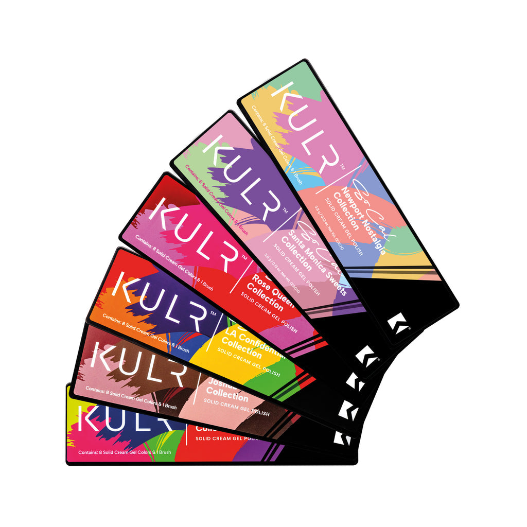 KUPA KULR Solid Cream Gel six-palette bundle