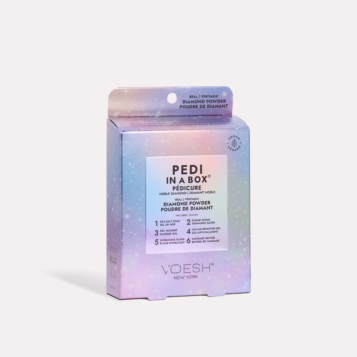 Voesh Diamond Pedi in a Box 6 Steps - Kit