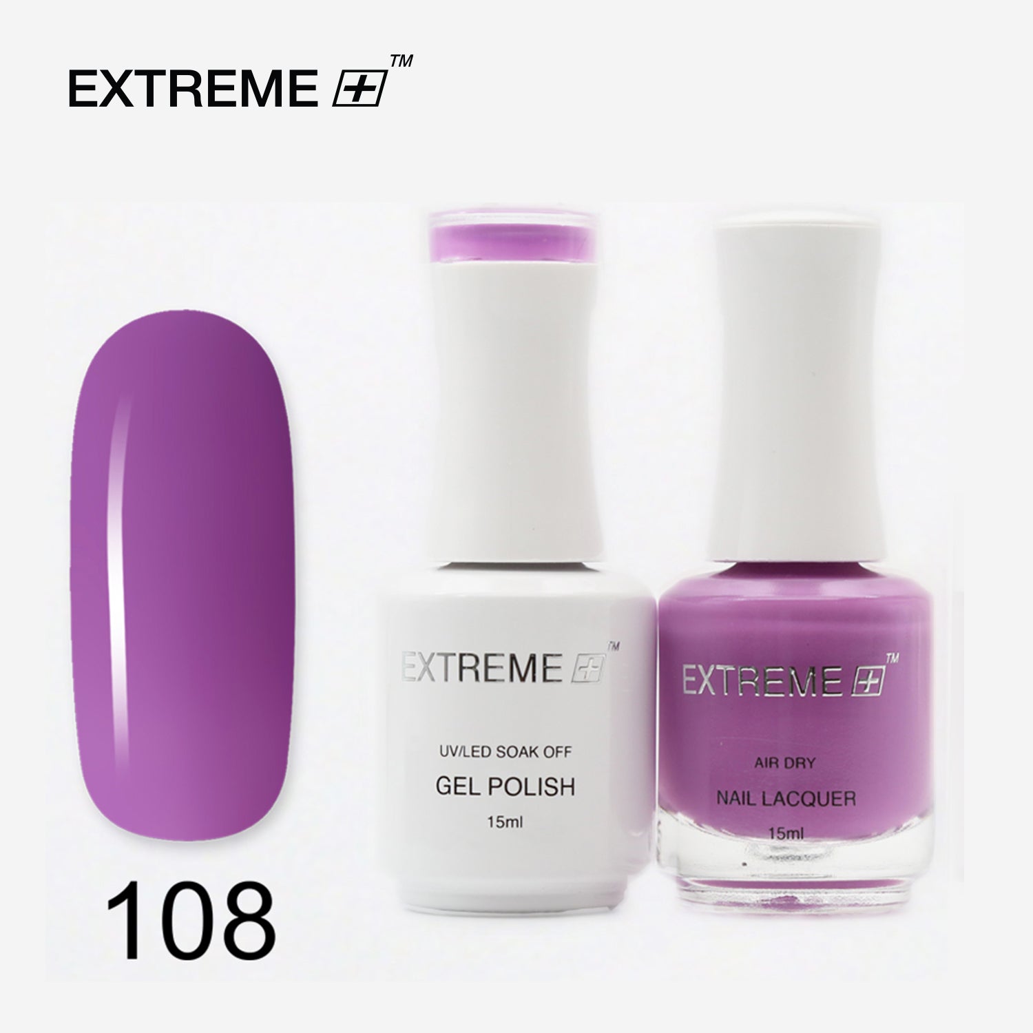EXTREME+ CLASSIC Gel Matching Lacquer (Duo) - #108