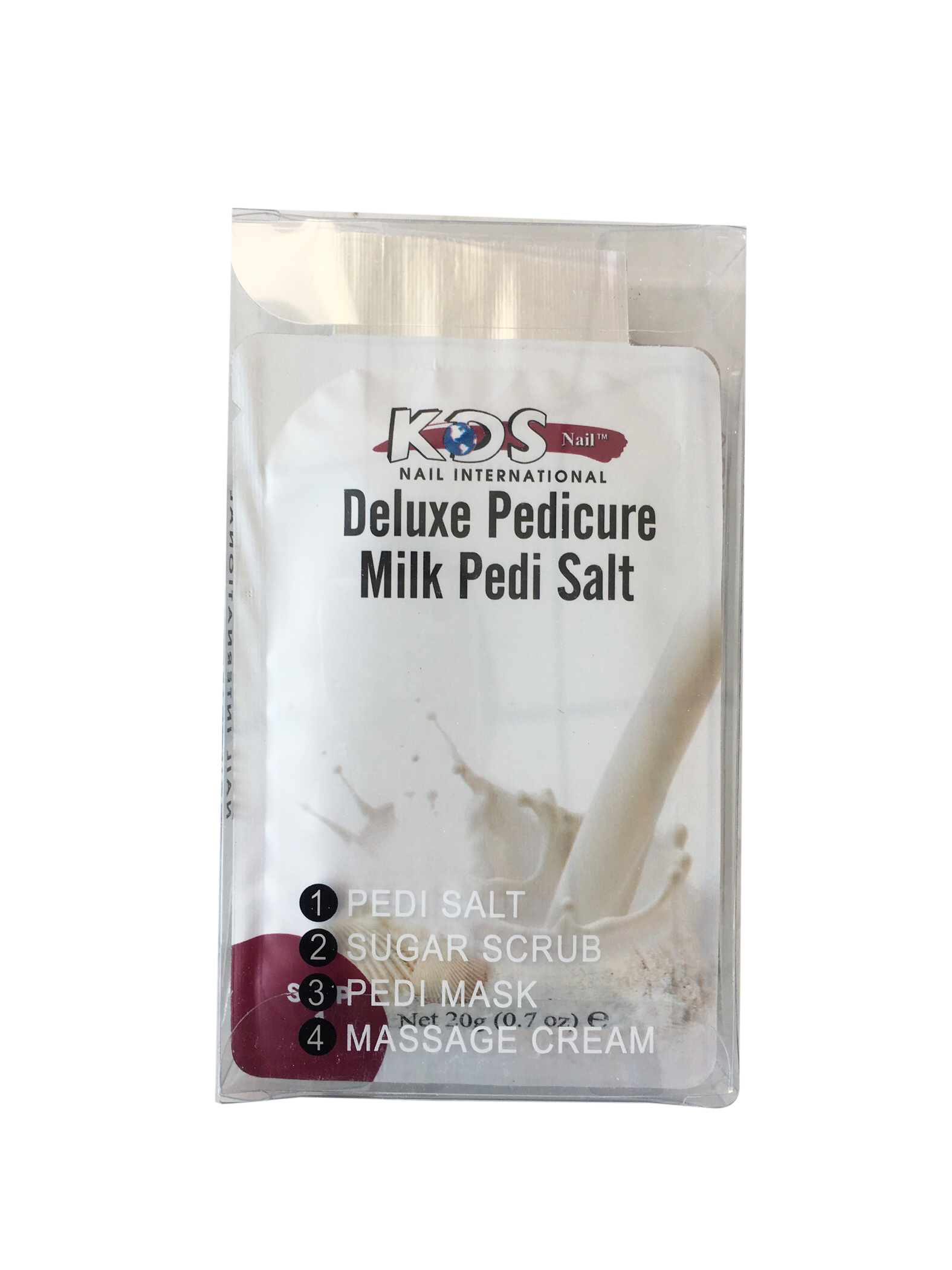 KDS Deluxe Pedicure 4 Step - Milk - Case of 88