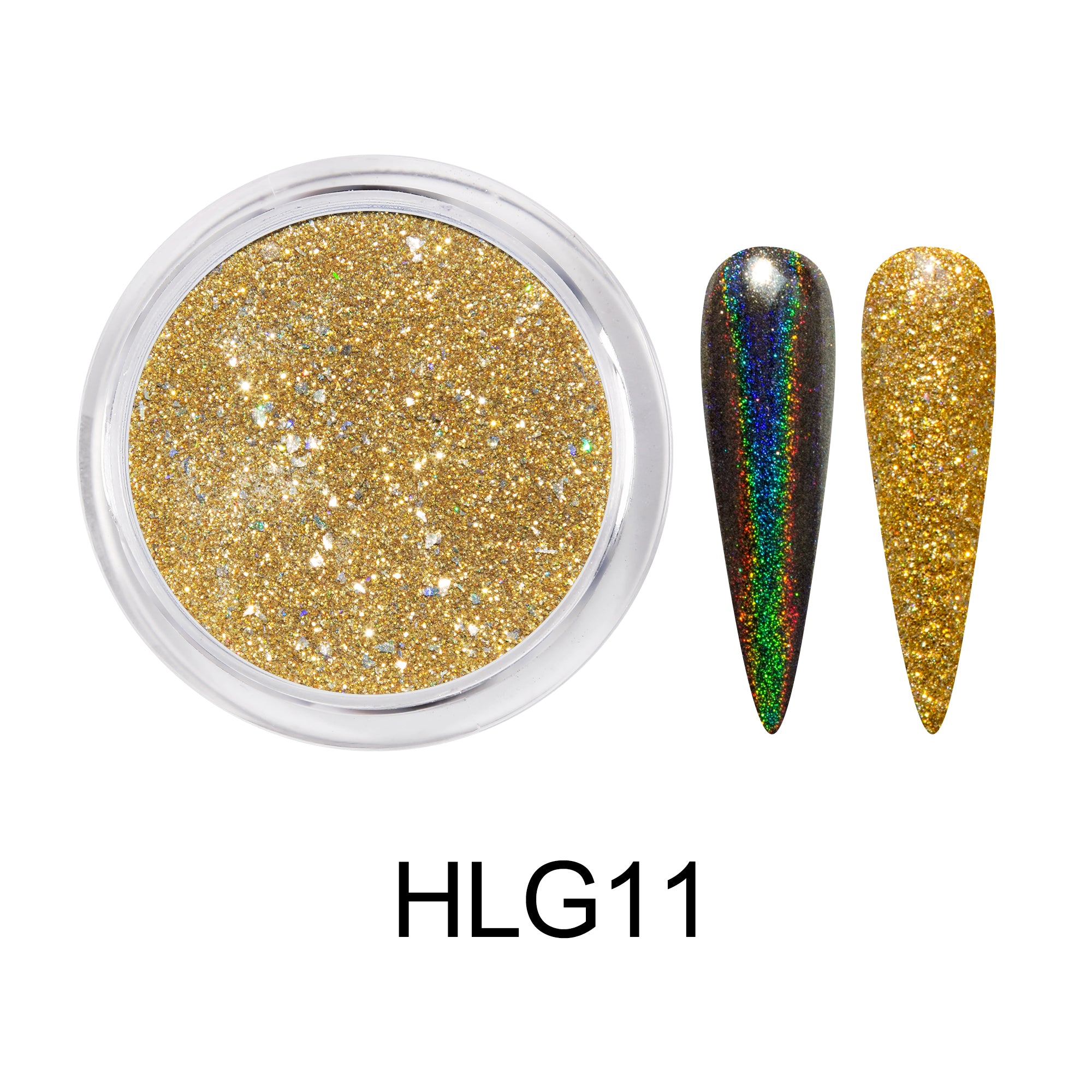D_EXTREME+ Holo Chrome Dip Powder - #011 - (1F1)