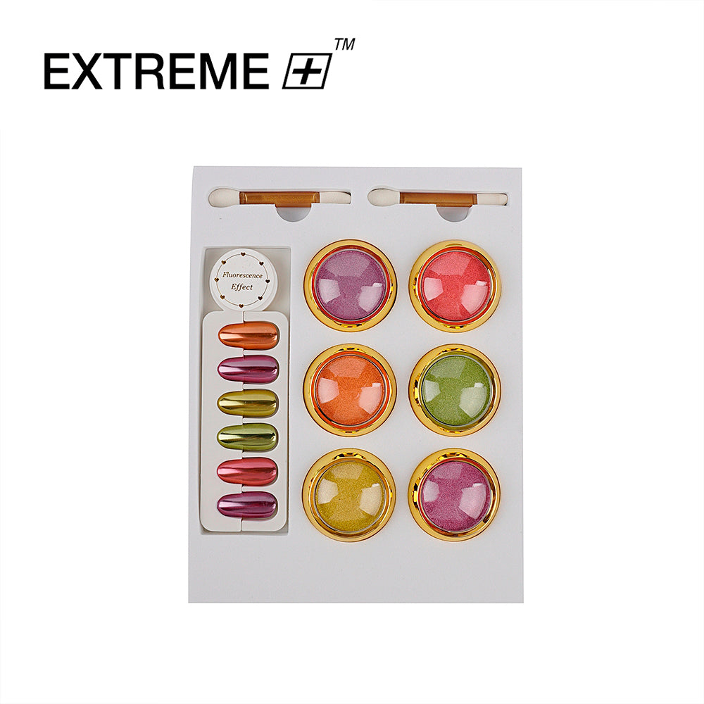 EXTREME+ Fluorescence Effect Chrome Powder Kit 6 colors