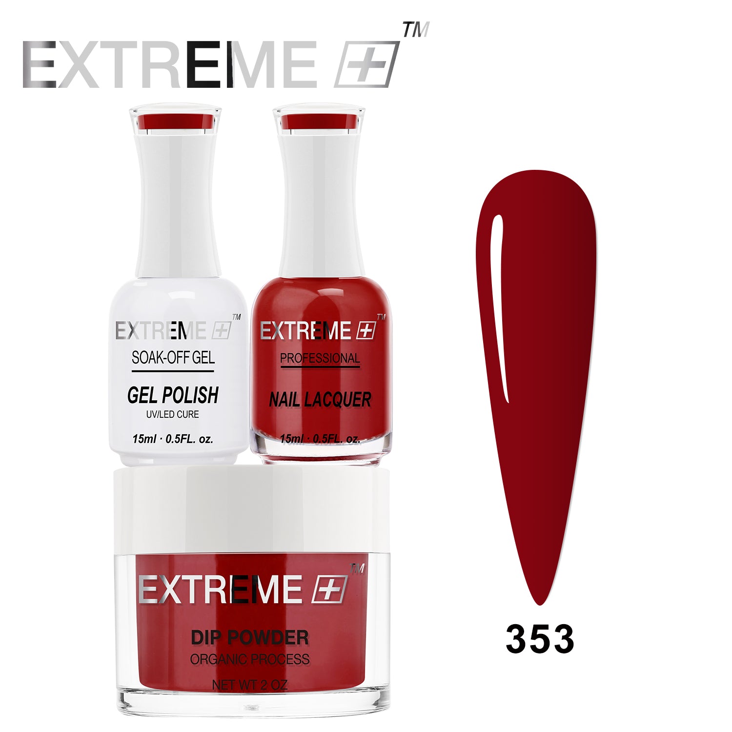 Bộ Combo EXTREME+ 3 trong 1 - Gel, Sơn mài & Nhúng - #353