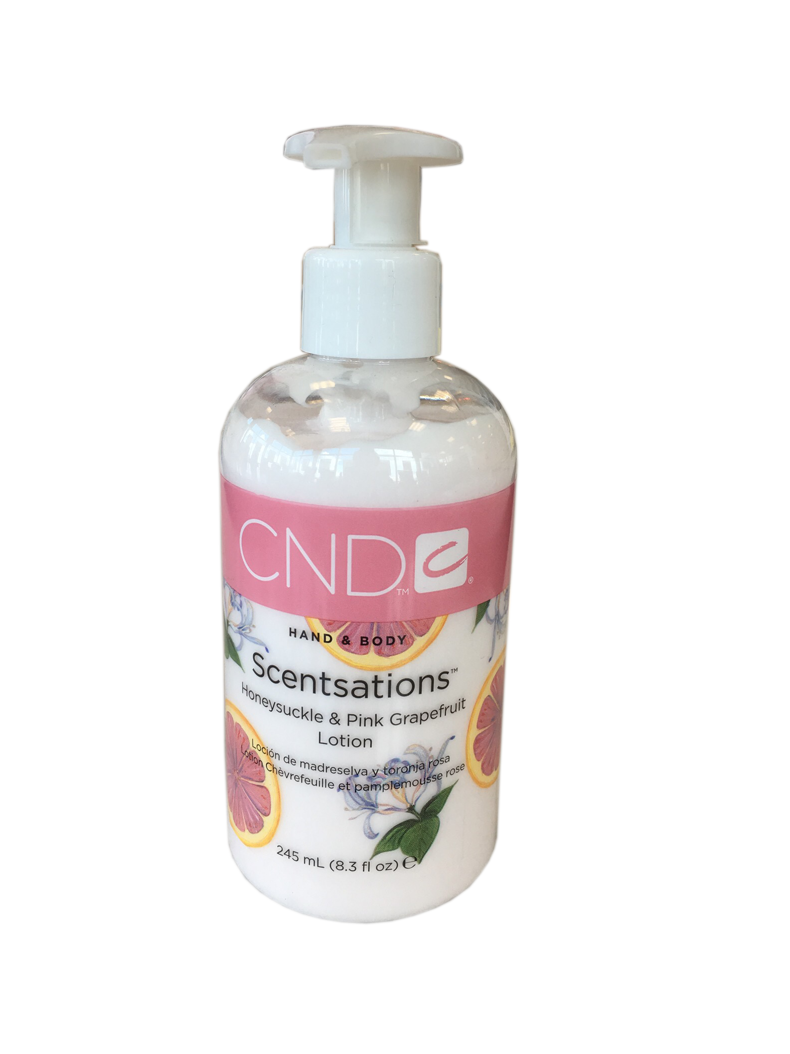 CND Hand & Body Lotion Holiday - Honeysuckle & Pink - 8.3 oz