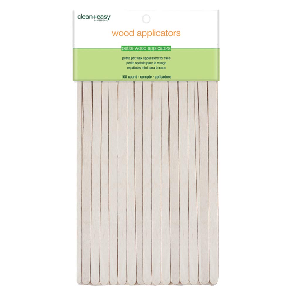 Clean Easy Wooden Wax Sticks Petite Disposable Spatula - Box of 144