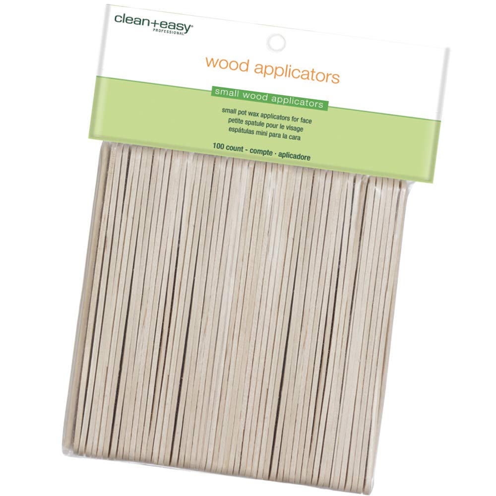 Clean Easy Wooden Wax Sticks Small Disposable Spatula