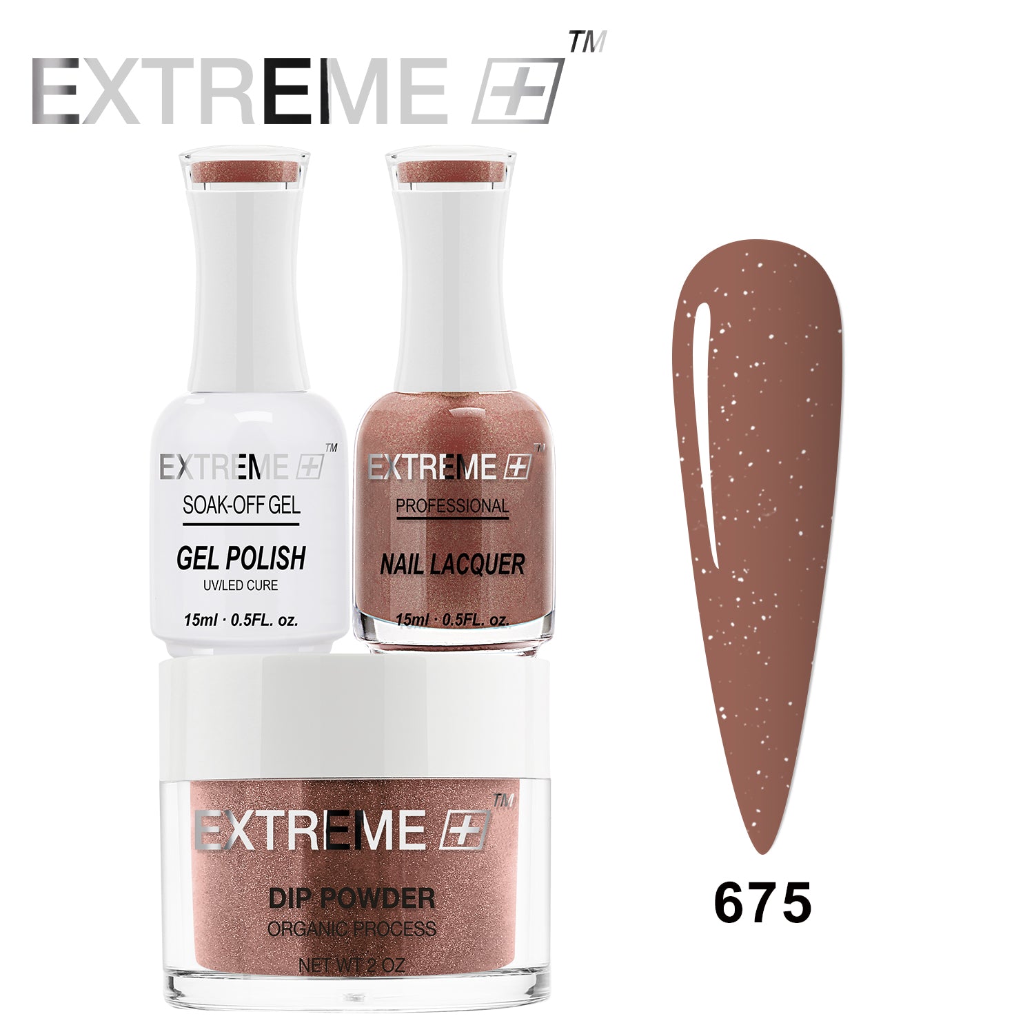 Bộ Combo EXTREME+ 3 trong 1 - Gel, Sơn mài & Nhúng - #675