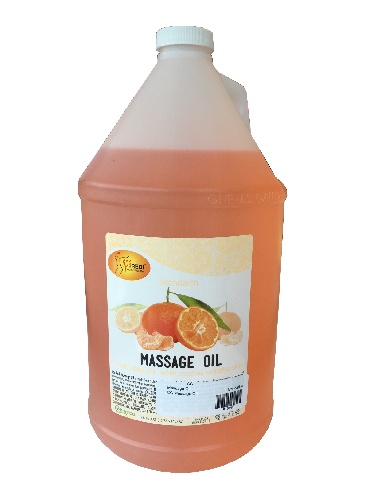Chemco Pro Nail Massage Oil - Mandarine - Gallon
