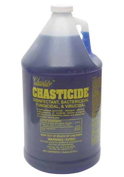 Chasticide DISINFECTANT, BACTERICIDAL FUNGICIDAL & VIRUCIDAL - Gallon