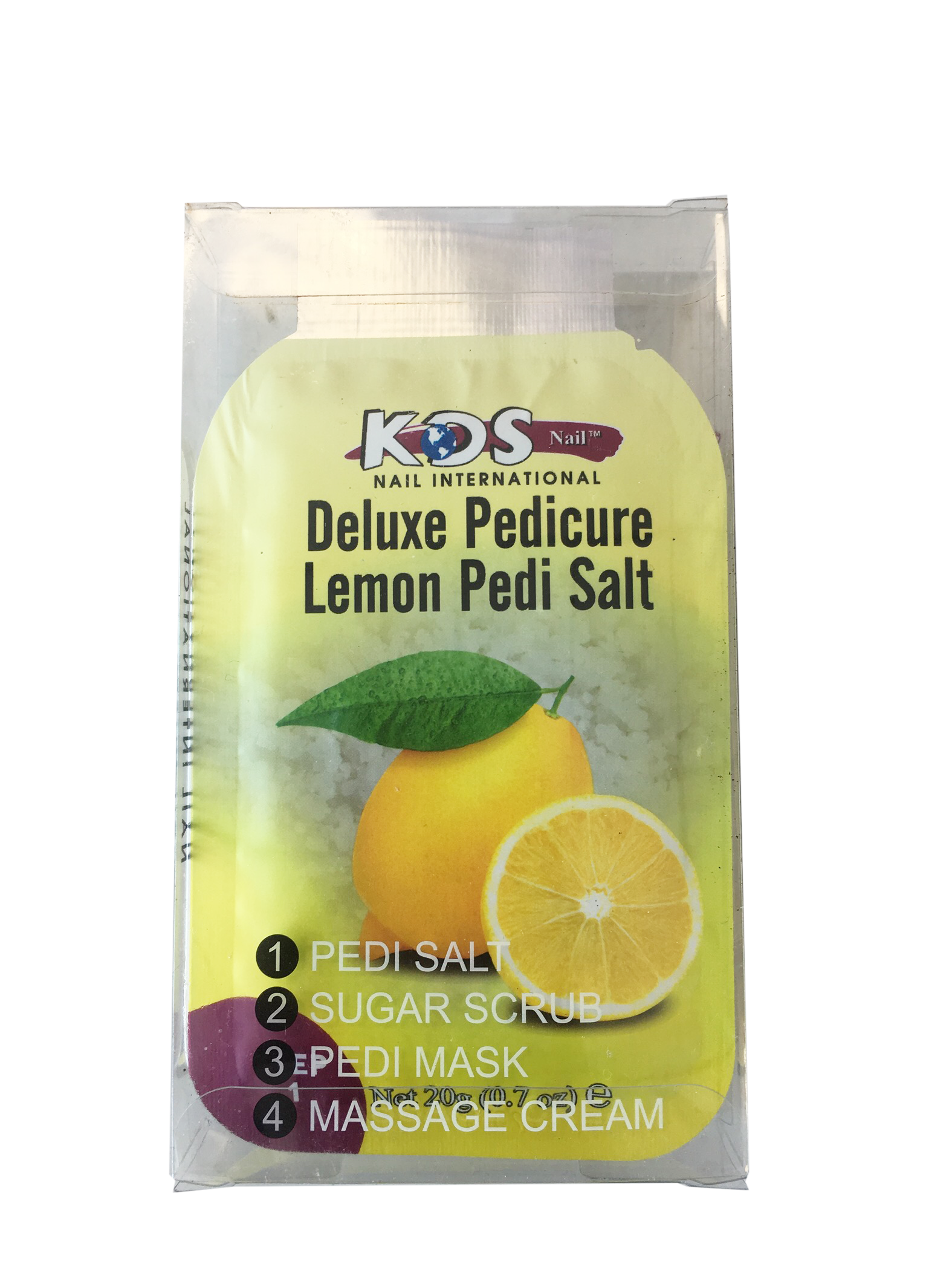 KDS Deluxe Pedicure 4 Step - Lemon - Case of 88