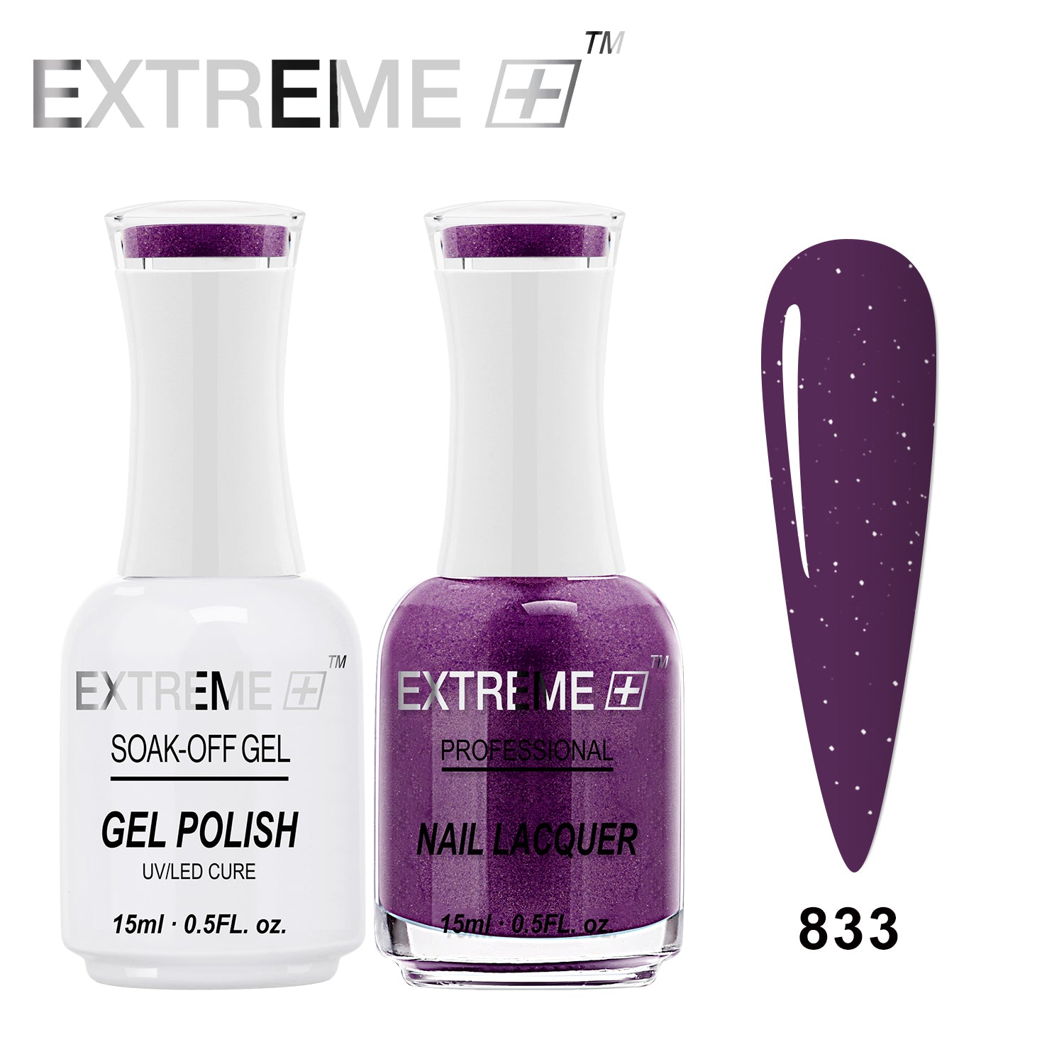 EXTREME+ CLASSIC Gel Matching Lacquer (Duo) - #833
