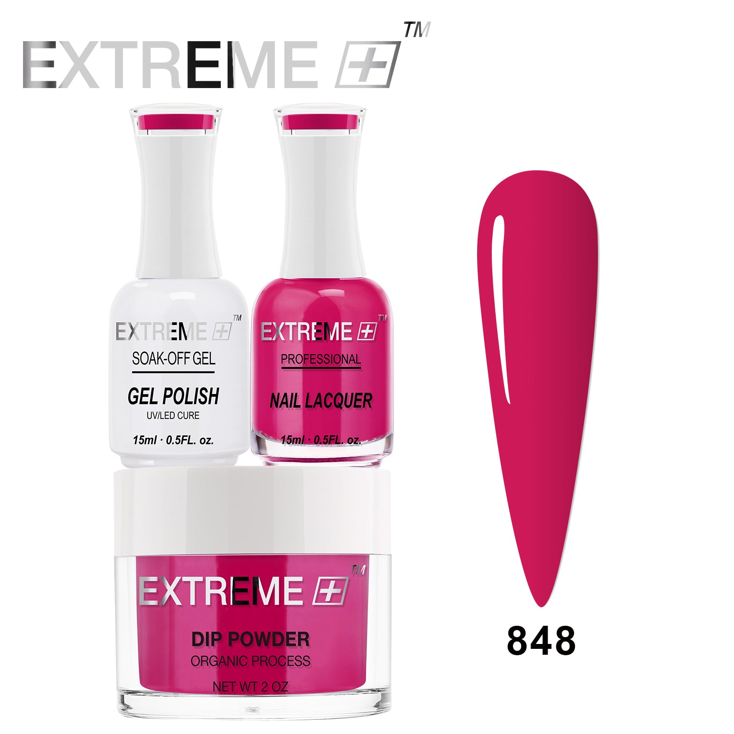 Bộ Combo EXTREME+ 3 trong 1 - Gel, Sơn mài & Nhúng - #848