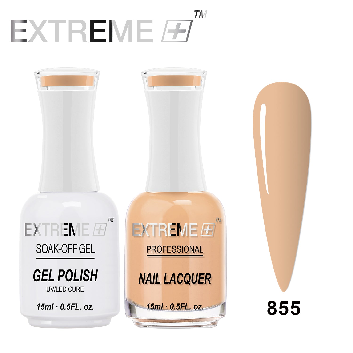 EXTREME+ CLASSIC Gel Matching Lacquer (Duo) - #855