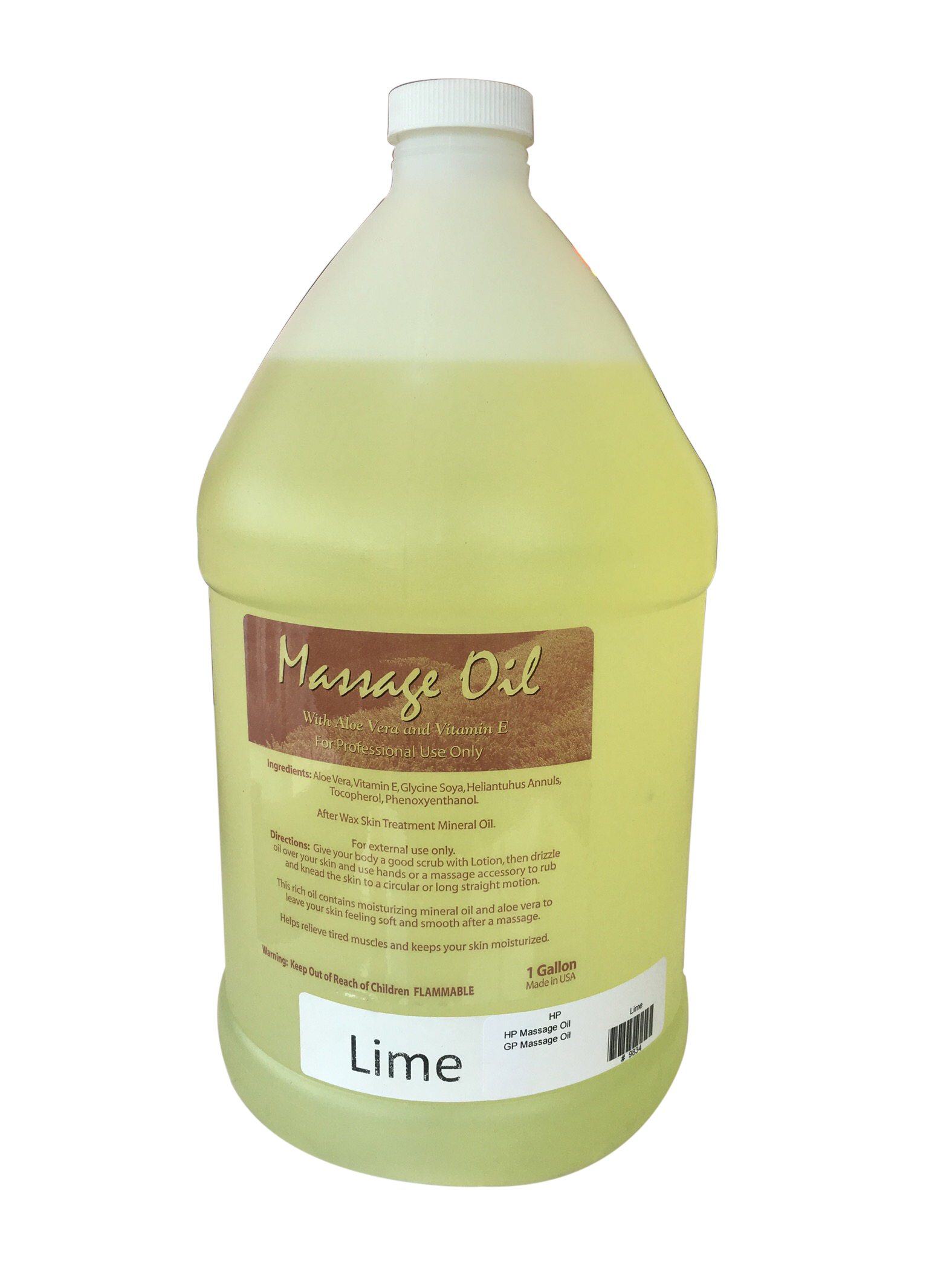 HappyFeet Massage Oil - Lime - Case of 4