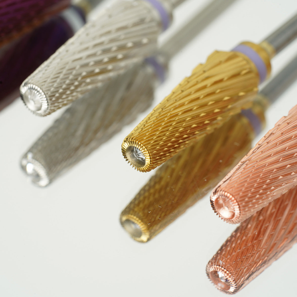 EXTREME+ Mũi Khoan Móng Tay Hai Chiều Đa Năng Crystal 5 in 1 Pro 3/32" - Thiếc