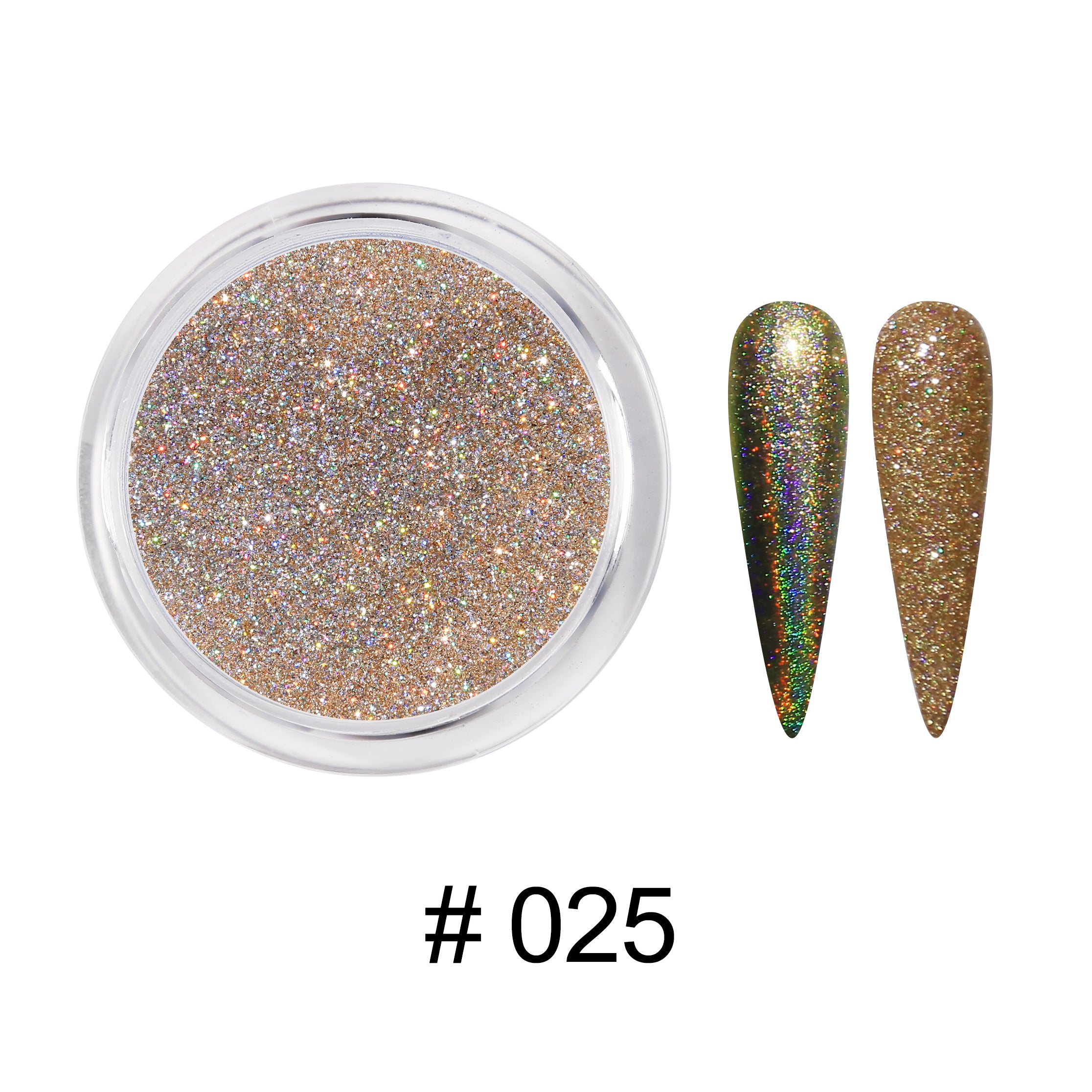 D_EXTREME+ Holo Chrome Dip Powder - #025 - (1F1)